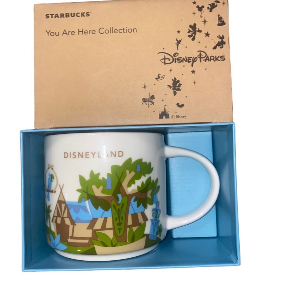 Disney Parks Starbucks You Are Here Disneyland Adventureland Mug